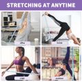 Resistance Band Yoga Auxiliary Stretching Belt Adult Latin Training Elastic Bands Beginner Pilates Dance Loop Fitness Tension.