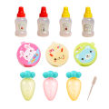 10pcs Mini Portable Sauce Bottle Portable Salad Sauce Tomato Sauce Seasoning Plastic Split Bottle. 