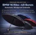 BMW Umbrella 16 Ribs Auto Open And Auto Close - BMW 16 Ribs 48 Bones Auto Lock Umbrella Big Size.