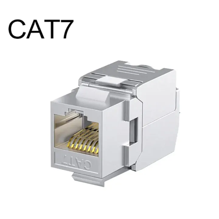 ZOERAX%202PCS%20Cat6a%20Cat7%20Keystone%20Jack%20Cat7%20RJ45%20STP%20Tool-Less%20Type%20Zinc%20Alloy%20Module%20Jacks%20Adapter%20Coupler%20for%2022%20to%2026%20AWG%20-%20Image%207