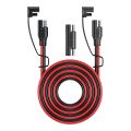 SAE to SAE Extension Cable Solar Plug Cord 16AWG Waterproof for Car Batteries. 