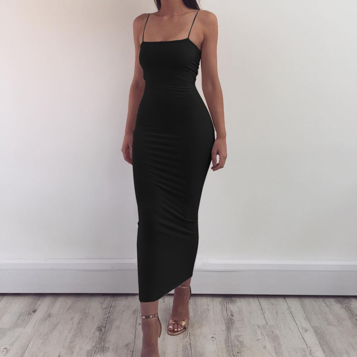 JZ461%20New%20Summer%20Women's%20Dress%20Long%20Sling%20Dresses%20Club%20%20Suspender%20Dress%20-%20Image%203