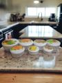 Food Container Bowl Microwave Safe BPA Free Plastic Bowl - 4 Pcs Set Storage Jar, Box, Multipurpose Bowl Fine Quality - Fresh Keeping Bowl Set. 