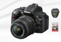 Nikon D5200 24.1 MP CMOS DSLR with 18-55 lens. 