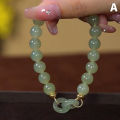 Summer Valentine's Day Gift Love Heart Jade Beads Charm Bracelet for Women Girl Fashion Natural Bracelet To Love Jewelry Gifts.