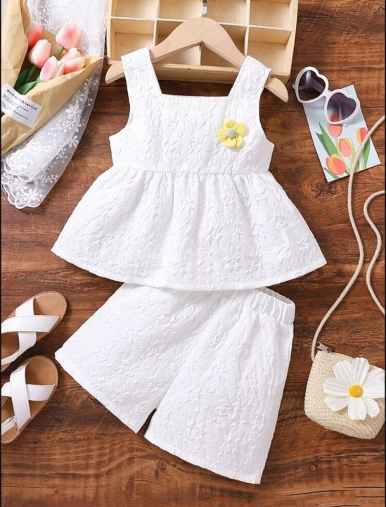 3Rd Chiken Top Peplum & Short { Trendy 2024 - New Arival party Waer }