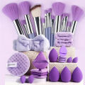 33pcs beauty set makeup kit large and small beauty sponges for flawless makeup application and removal of makeup full set.