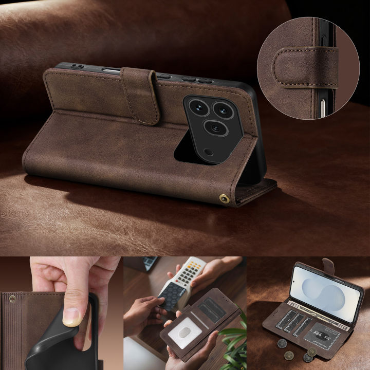 EUCAGR PU Leather Flip Wallet Phone Case For 600 Pro 600 Lite With RFID Blocking Wallet Cover For 600Pro honor 600pro
