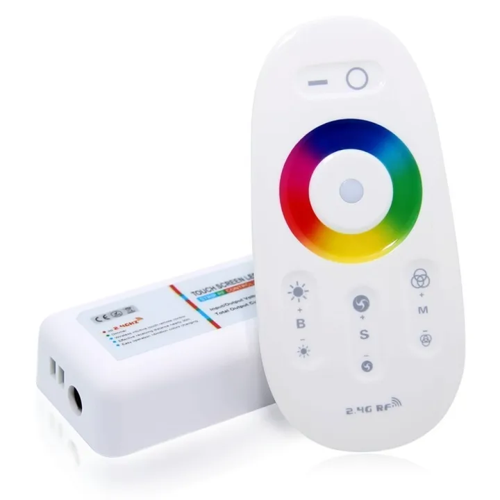 Vz Led Controller 12V 24V 18A 2.4G Wireless LED Controller RGB RGBW Controller Wall ...