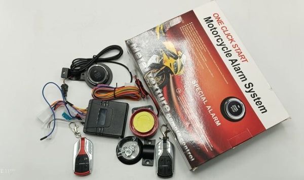 Universal Bike Push Start Button With Security Alarm System