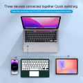 Wireless BT Keyboard For Samsung Galaxy Tab S10 Lite 2025 S9 FE S7 S8 Plus Touchpad Keyboard For Tab A9+ A8 S7FE Tablet Keyboard. 
