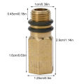 Faucet Inlet Plug M10 Hot Cold Water Faucet Inlet Plug Kitchen Fixture Flexible Pipe End Cap Kitchen. 