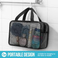 Portable Bathing Bag Mesh Shower Toiletry Pouch Travel Makeup Storage Holder Bathroom Accessories Organizer Beach Bag. 