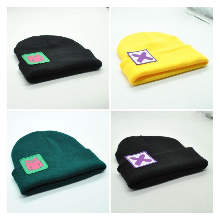 Game VALORANT Killjoy Hat Autumn and winter Warm Yellow Green Beanie Hip Hop Cap Unisex Clothing and Accessories Headwear