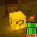 Mario Bros night light USB charging Night Light Super Mario LED desk lamp. 