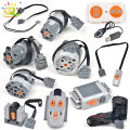 HUIQIBAO MOC Technical Power Function Train M L XL Motor IR Building Blocks High Tech Parts Bricks DIY Car Truck Construction. 