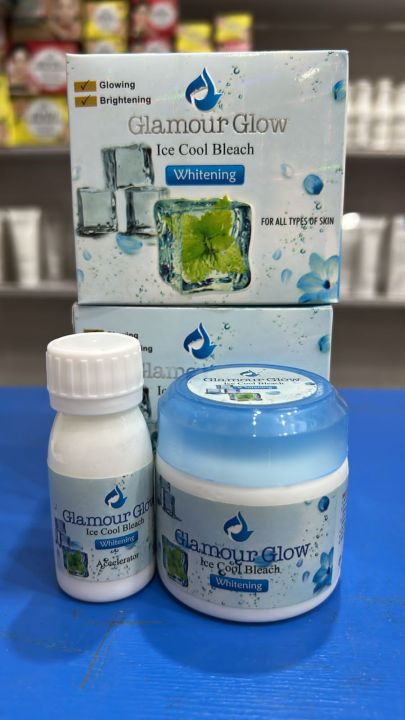 GLAMOUR GLOW ICE BLEACH CREAM WHITENING