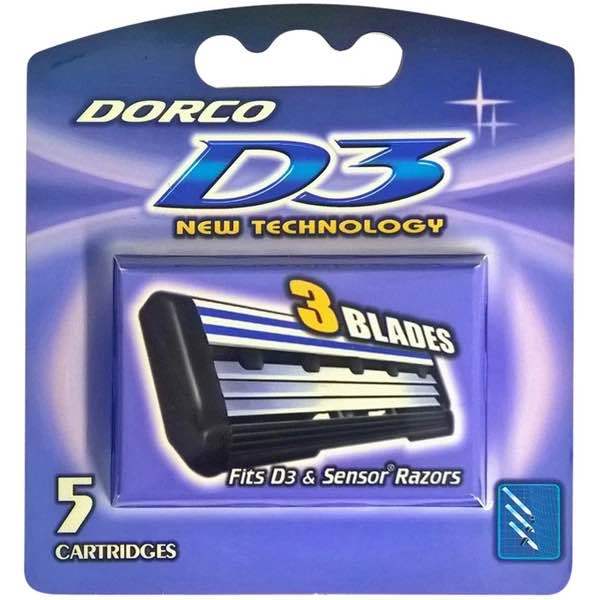 Razor Blades-Dorco D3-Fits D3 and Gillette Sensor Razors | Daraz.com.np