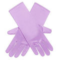 3-10Y Girls Satin Gloves Snow Queen Glove Princess Costume for Kids Party, Wedding, Formal Pageant Birthday Party.