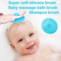 Baby Hair Brush Kids Shower Brush Head Hair Wash Massage Brushes Silicone Shampoo Brush for Infant Bathing Baby Bath Accessories.