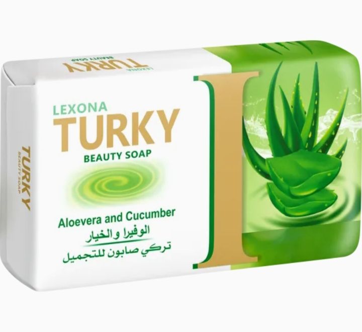Turky Beauty Soap Aloevera and Cucumber 125g Pack of 6