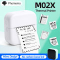 Phomemo M02X Portable Mirro Design Mini Thermal Label Printer 57mm Printing Wireless Bluetooth Mobile Printer Pocket Impresora. 