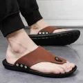Men Summer Flip Flop Beach Slipper Comfortable T-Strap Open Toe Slipper. 
