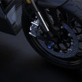 Universal Motorcycle Crash Bars Guard Front Frame Slider with Reinforced Anti-Impact Design for Enhanced Drop Scratch Protection. 