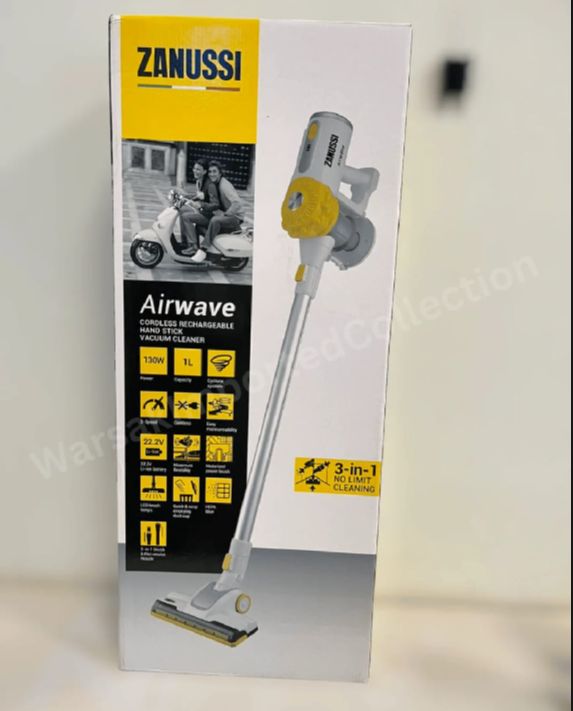 Uk Lot Imported zanussi Cordless Stick Vacuum Cleaner Cordless Stick Vacuum Cleaner With 600w Powerful Brushless Motor Led Brush Powerful Suction 3 in 1 Light Weight Handheld Detachable Battery 30 Mins Run Time
