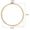10-30CM Bamboo Frame Embroidery Hoop Ring DIY Needlecraft Cross Stitch Machine Round Loop Hand Household Sewing Tools 8 Size. 