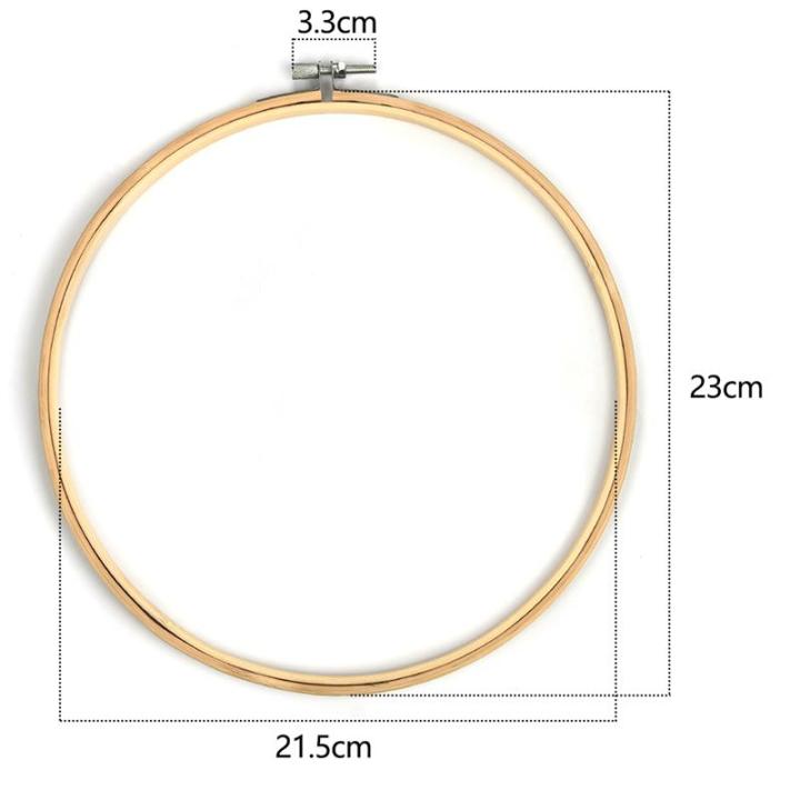 10-30CM%20Bamboo%20Frame%20Embroidery%20Hoop%20Ring%20DIY%20Needlecraft%20Cross%20Stitch%20Machine%20Round%20Loop%20Hand%20Household%20Sewing%20Tools%208%20Size%20-%20Image%207