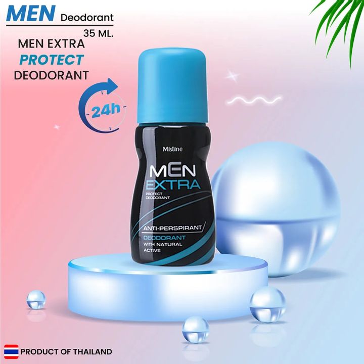 Mistine Men Extra Protect Deodorant (Made in Thailand) 35ml