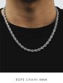 Rope Chain 4MM For Men’s. 