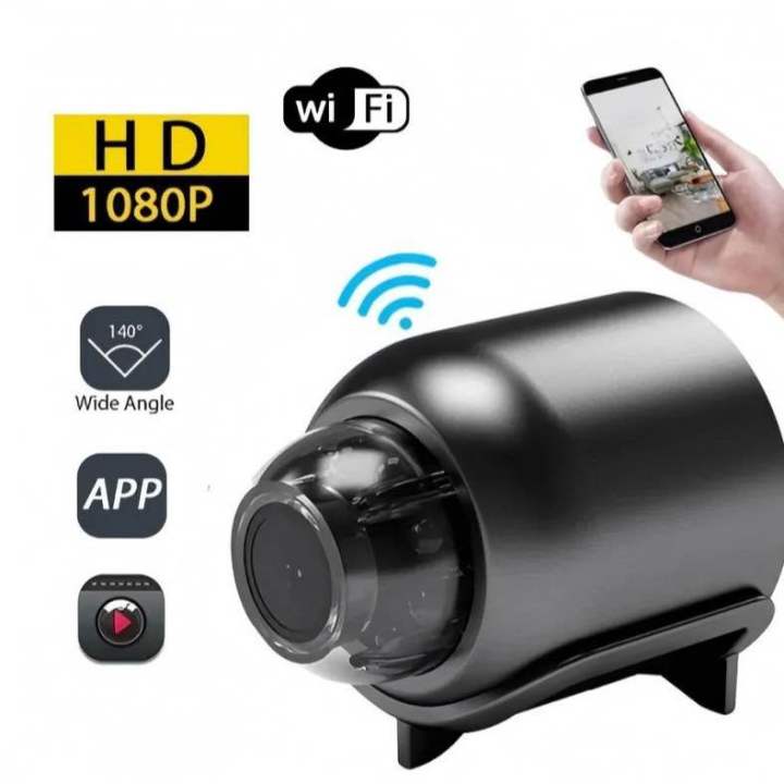 X-5 Mini WiFi Camera | HD 1080P Portable Security Camera | Night Vision Motion Detection | Indoor Home Office Surveillance