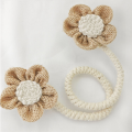 Flower Curtain Tie Rope Backs Holdbacks Buckle Clips Accessory Rods Accessoires Hook Holder Home Decorations. 