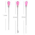 3PCS Poke Needle Digging Power Spoon Stir bar Tool Set For Professional Silicone UV Glue Resin Mold Epoxy Jewelry Making Tools. 