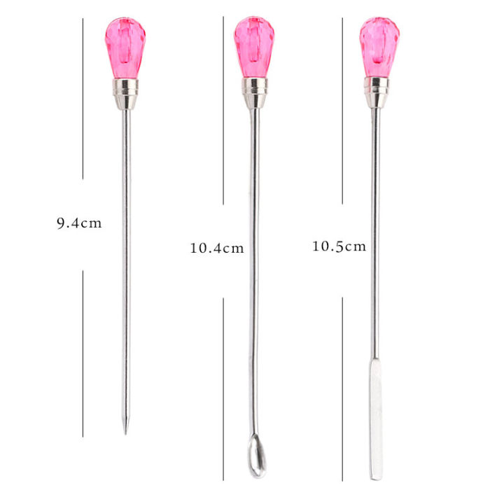 3PCS%20Poke%20Needle%20Digging%20Power%20Spoon%20Stir%20bar%20Tool%20Set%20For%20Professional%20Silicone%20UV%20Glue%20Resin%20Mold%20Epoxy%20Jewelry%20Making%20Tools%20-%20Image%203