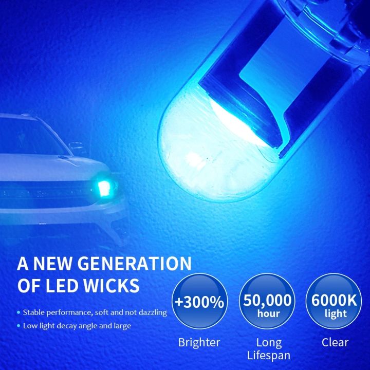10pcs%20T10%20W5W%20WY5W%20Led%20Canbus%20Bulbs%20Car%20Interior%20Lights%20License%20Plate%20Light%20%20Clearance%20Lights%20Reading%20Lamp%20Yellow%20White%2012V%2024V%20-%20Image%204