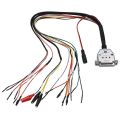 SM2 PRO J2534 ECU Programming Cable Kit - 3 LED/Boot Bench/DB25 Pinout Cables for VCI ECU Read Write BATT VCC KLINE CAN-L CAN-H. 