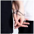 Heart Lock Bracelet and Key Necklace for Boys and Girls - Romantic Gift for Lovers and Couples for Eid, Valentines Day, Birthday, Wedding, Anniversary -  Couple Best Choice Heart Lock Bracelet for Boys Key Necklace for Boys.. 