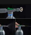 Manual high pressure spray air pump adjustable drinking water bottle. 