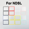 1set Upper LCD Screen Len Plastic Cover + lower frame replacement For NDSL for DS Lite Game Console. 