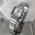 Stainless Steel Strap & Alloy Case Classic Square Dial Quartz Dress Wristwatch for Women – Elegant Ladies Watch Gift with Box. 