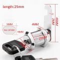 16mm/20mm/25mm/30mm Classic Security Lock Metal Cylinder Cabinet Locker Cam Lock with Keys Security Mailbox Lock Drawer. 