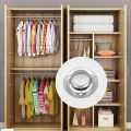 4/8pcs Flange Seat Wardrobe Clothing Pole Bracket, Clothing Pole Support Fixed Seat Hardware Accessories. 