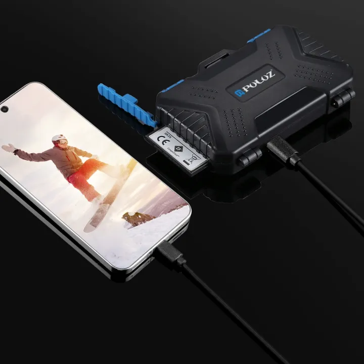 PULUZ%20Type-C%20Card%20Reader+22%20in%201%20Memory%20Card%20Case%20for%201Standard%20SIM%20+%202Micro-SIM%20+%202Nano-SIM%20+%203CF%20+%207SD%20+%206TF+1CARD%20PIN%20Summer%20-%20Image%203