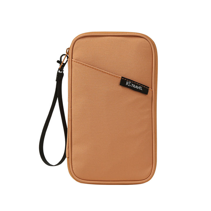Family RFID Blocking Passport Holder Wallet Storage Bag- Travel Document Organizer with Credit Card Case Essential Travel Bag