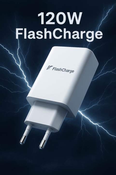 120 Watt Flash Charge Fast Charger for all phones | Premium Original Adapter | High Speed USB Wall Charger for all androids | 120W Mobile Charger for Android | Fast Charging Plug | Best Charger in Pakistan premium quality