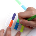 MOTARRO 6 Color Transparent Waterproof Sticky Notes Index Tabs For Page Marker File Classify Planner Stickers Office Suppies. 