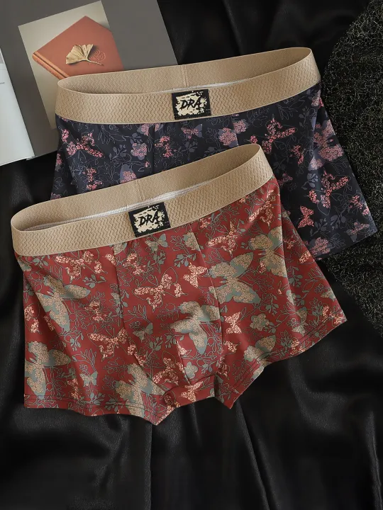 4Pcs/Set%20Boxers%20Men's%20Underwear%20Butterfly%20Print%20Panties%20Casual%20Fashion%20Underpant%20Breathable%20Male%20Boxer%20Shorts%20Sports%20Homme%20Panty%20-%20Image%204
